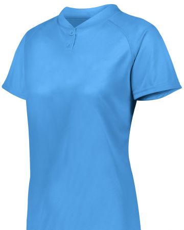 Augusta Ladies Attain 100% Polyester Wicking Two-Button Jersey